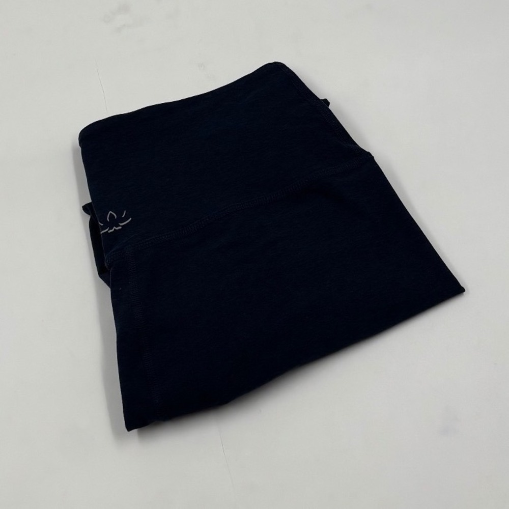Beyond Yoga Women's XL Caught in the Midi High Waisted Spacedye Navy Leggings